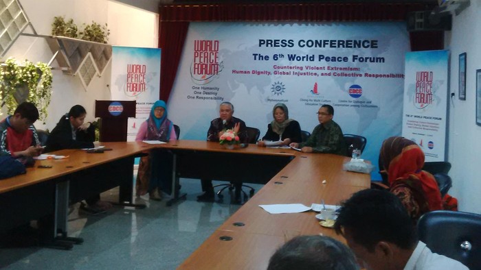 Ekstrimisme Kekerasan Akan Jadi Topik Utama di World Peace Forum ke-6