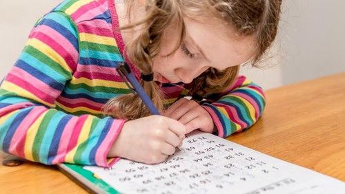 Anak dan soal-soal matematika