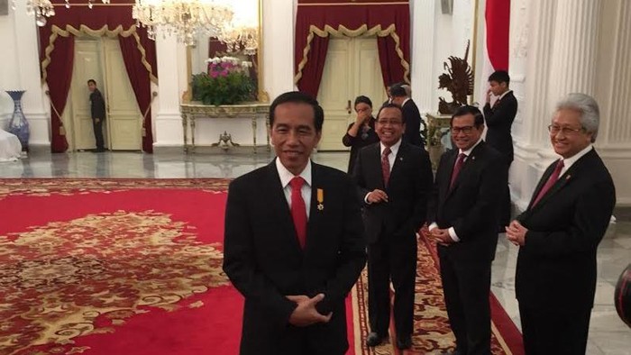 Presiden Jokowi Terima 18 Duta Besar di Istana Merdeka