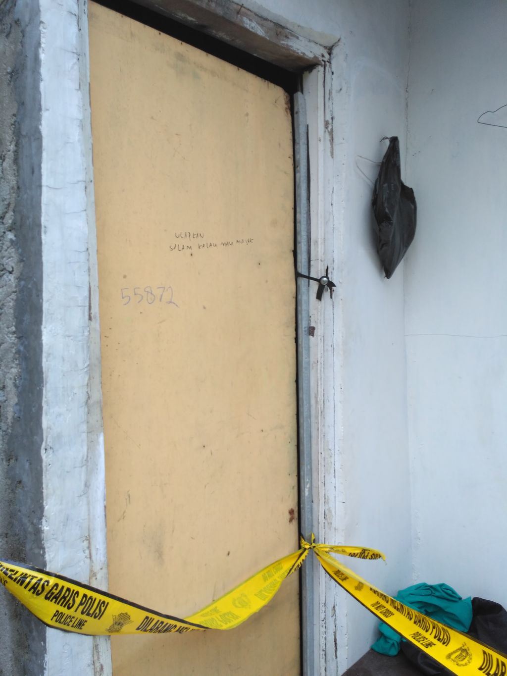 Rumah kontrakan Anton (Bartanius/detikcom)