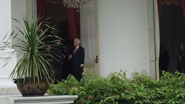 Para Dubes kemudian berbincang santai dengan Presiden di veranda talk. (Foto: M Iqbal/detikcom)