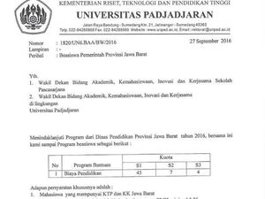 Disdik Jabar Apresiasi Syarat Program Beasiswa yang Ditetapkan Unpad