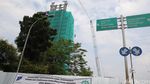 Persiapan Perobohan Gedung 17 Lantai di Bintaro