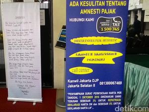 Nomor HP Dirjen Pajak Dipampang di Poster Tax Amnesty