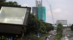 Persiapan Perobohan Gedung 17 Lantai di Bintaro