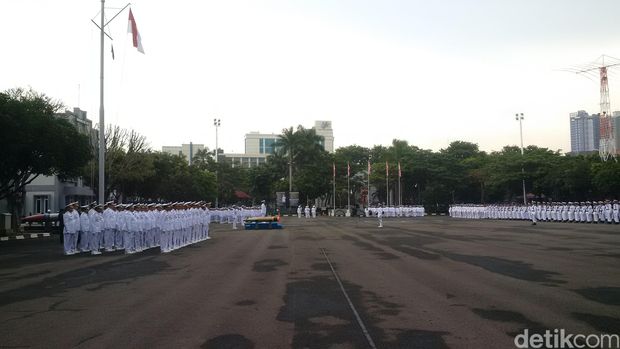 HUT ke 71 TNI di Koarmabar (Foto: Noval/detikcom)
