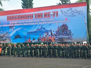 HUT TNI ke-71 Prajurit Kodam Siliwangi Dituntut Hidup Sederhana