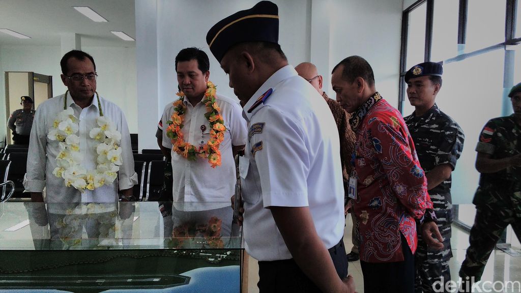 Bandara Miangas, Sulut terletak di pulau terluar Indonesia sebelah utara (Foto: Rini Friastuti/detikcom)