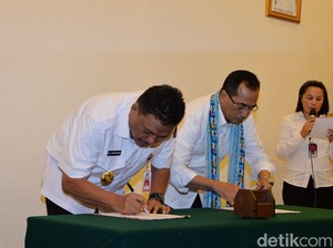 Menhub dan Sulut Teken MoU Pengembangan Bandara Miangas dan Pelabuhan Bitung
