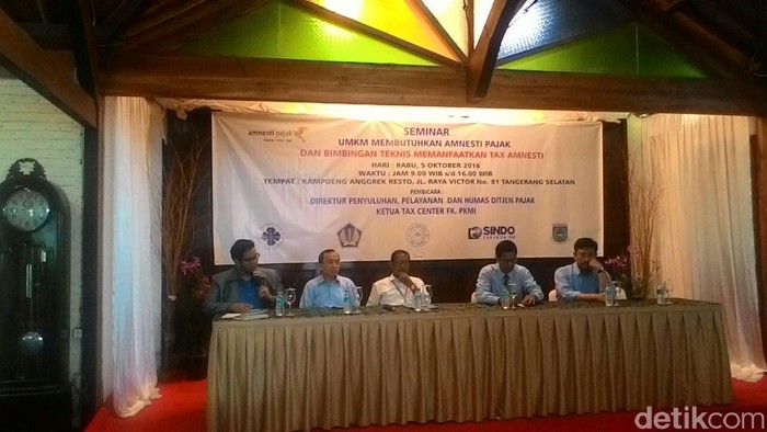 Ditjen Pajak Sosialisasi Tax Amnesty ke 100 UMKM di Tangerang