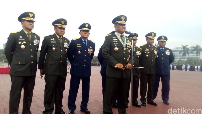 Peringatan HUT TNI ke-71 Dirayakan Secara Sederhana dan Tanpa Atraksi