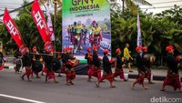 Pameran budaya khas sekaligus mewarnai pelaksanaan GFNY Indonesia.