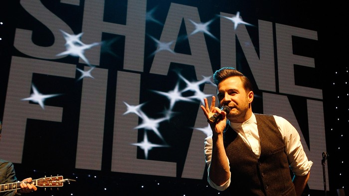 JAKARTA, INDONESIA - OCTOBER 04:  Irish singer and songwriter Shane Filan performs on day 1 of The 6th LA Lights Java Soulnation Festival 2013 on October 4, 2013 in Jakarta, Indonesia. This festival will be held on October 4-6, 2013 at Istora Senayan Jakarta featuring 28 Indonesian and 10 international artists.  (Photo by Robertus Pudyanto/Getty Images)