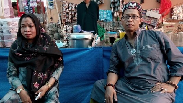 Muslih mengaku menyaksikan aksi Dimas Kanjeng mendatangkan pulsa handphone. (Foto: Rois/detikcom)