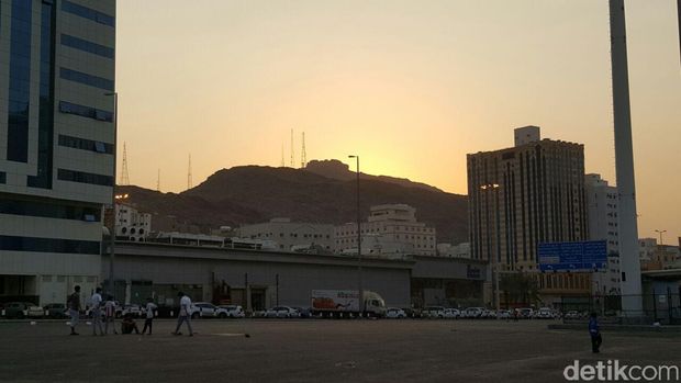 Suasana di Makkah/Foto: Rachmadin Ismail/detikcom