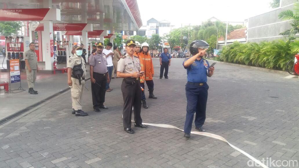 Ledakan di SPBU Wiyung