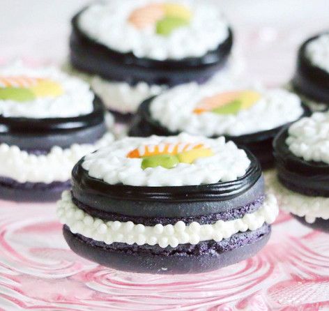 ￼ Wah, Cantiknya Macaron Bentuk Alpukat dan Semangka Ini!