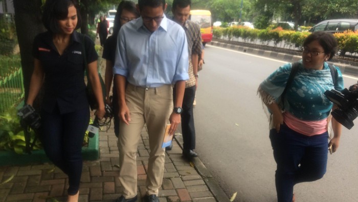 Saat Sandiaga dan Agus Harimurti Kritik Ahok Soal Trotoar Jakarta