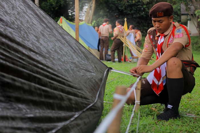 Kwarcab Pramuka Kota Bogor menggelar Lomba Tingkat Regu Pramuka Penggalang Tiga (LT III). Lomba digelar di Lapangan Cifor, Bubulak.