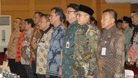 Ini suasana saat Rakornas berlangsung di di Kantor Kementrian Dalam Negeri Jalan Medan Merdeka Utara, Jakarta Pusat, Kamis (6/10/2016).