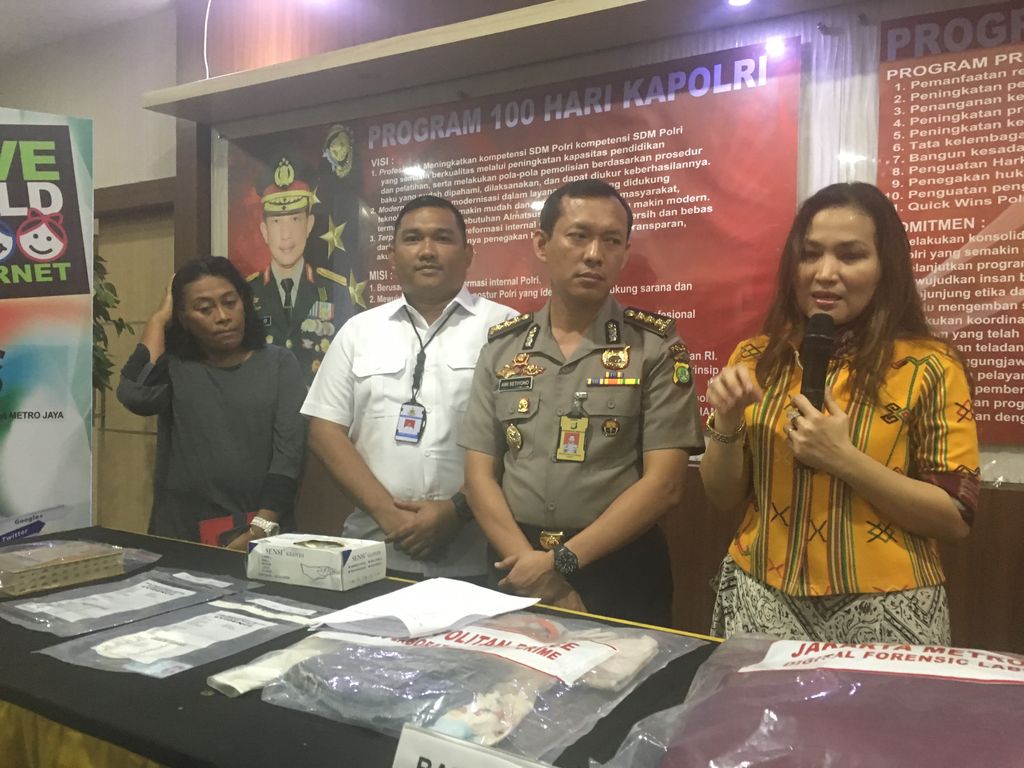 Foto: Jumpa pers di Polda Metro Jaya (Mei Amelia/detikcom)