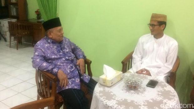 Sandiaga Uno bersilaturahmi ke Pondok Pesantren (Ponpes) Daarul Rahman (Foto: Bisma Alief-detikcom)