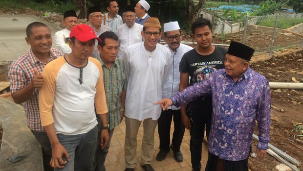  Sandiaga Uno bersilaturahmi ke Pondok Pesantren (Ponpes) Daarul Rahman