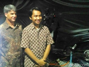 Amerika Penasaran dengan Motor Listrik ITS Gesits