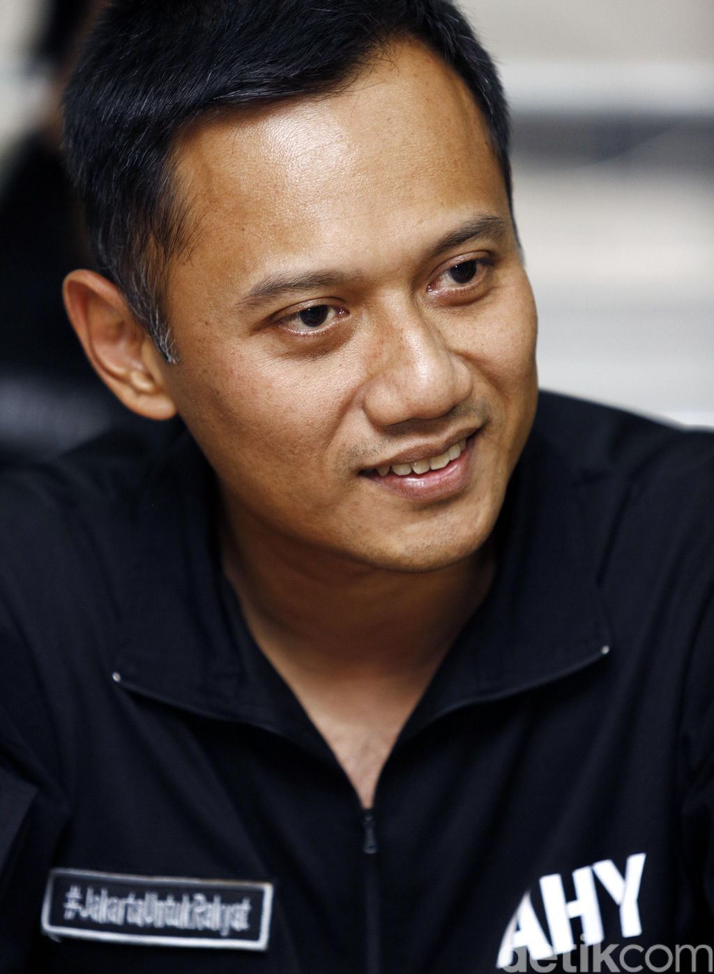 Agus Harmurti saat berkunjung di kantor detikcom