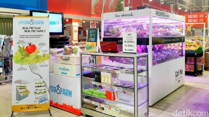 Peralatan Bertanam Hidroponik Kini Hadir di Carrefour Lebak Bulus