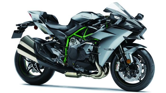 Kawasaki H2 Berbalut Serat Karbon