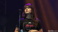 Raisa saat ditemui di Eldorado Dome, Setiabudi, Bandung pada Jumat (07/10/2016). Pool/Ismail/detikFoto.