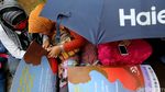 Aksi Buruh Minta Cuti Melahirkan 14 Minggu