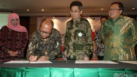 Dalam acara tersebut juga digelar penandatanganan Nota Kesepahaman antara BPJS Ketenagakerjaan dengan Perhimpunan Filantropi Indonesia.