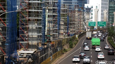 Kondisi Terkini Pembangunan MRT di Jalan TB Simatupang