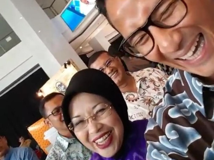Kala Sandiaga Uno Wawancarai Sylviana Murni Soal Program Kerja untuk DKI