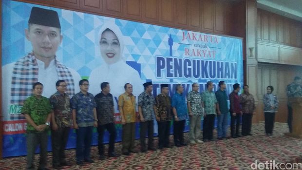 Peresmian Timses Agus Sylviana(Foto: Yudhistira Amran Saleh/detikcom)