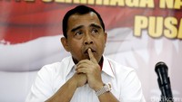 Ketua Umum KONI Pusat, Tono Suratman, saat berbicara soal cabor Olimpiade di PON, di Kantor KONI Pusat Senayan, Jakarta Pusat, Jumat (07/10/2016).