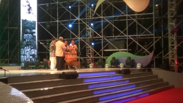  Pembukaan TAFISA World Sport for All Games 2016 di Ancol, Sabtu (8/10/2016) yang dihadiri Wapres Jusuf Kalla di Ancol, Sabtu (8/10/2016). Foto: Andhika Prasetia-detikcom