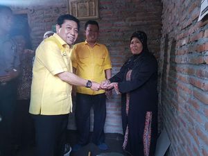 Golkar Bantu Perbaikan Jalan di 2 Desa di Bantul