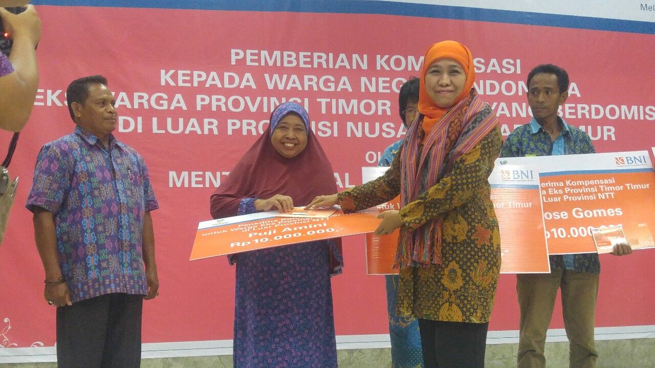 4.736 Kepala Keluarga WNI Eks Timor Timur Terima Kompensasi Rp 10 Juta