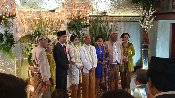 Presiden Jokowi Jadi Saksi Pernikahan Putra Ketua DPRD DKI