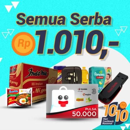 Hari Cashback Nasional: Cashback hingga 50% di 110 E-Commerce, iPhone 7 Cuma Rp 10!