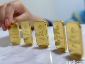 Harga Emas Hari Ini dari 0,5 Gram Hingga 1 Kg, Turun Teruuss
