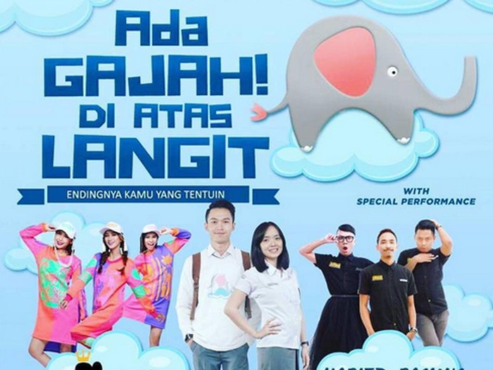 Pagelaran Kabaret Ada Gajah di Atas Langit Digelar di Bandung