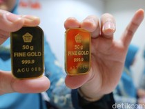 Harga Emas Antam Turun Rp 1.000/Gram