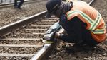PT KAI Tingkatkan Perawatan Rel Kereta Api