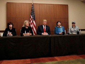 Trump Temui 4 Wanita yang Mengklaim Jadi Korban Pelecehan Seks Bill Clinton