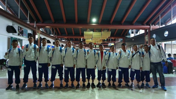 Tim AQUADNC Garuda Muda 2016 Berangkat Menuju Piala Dunia U-12 di Prancis