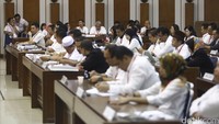 Suasana saat KPU menggelar bimbingan teknis (Bimtek) di Ruang Sidang Utama, Gedung KPU, Menteng, Jakarta, Selasa (11/10/2016).